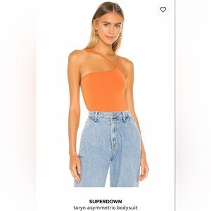 superdown tayryn asymmetric bodysuit